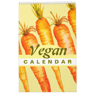 Obst und Gemüse - Vegan 2026 Kalender