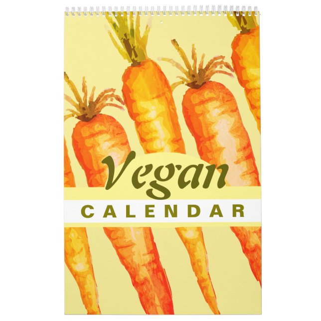 Obst und Gemüse - Vegan 2026 Kalender (Titelbild)
