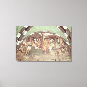 Obst- und GemüseMarkt Leinwanddruck
