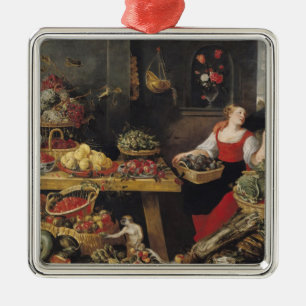 Obst- und GemüseMarkt Ornament Aus Metall