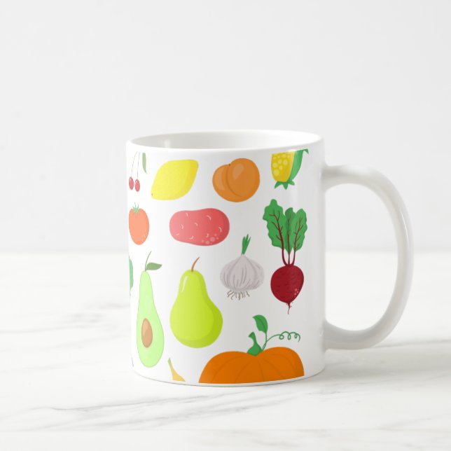 Obst- und GemüseTasse Kaffeetasse (Rechts)