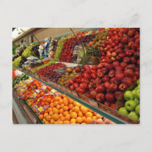 Obst und Lebensmittel Postkarte 78