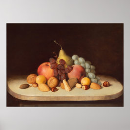 Obst und Nüsse - Robert Duncanson Fine Art Poster