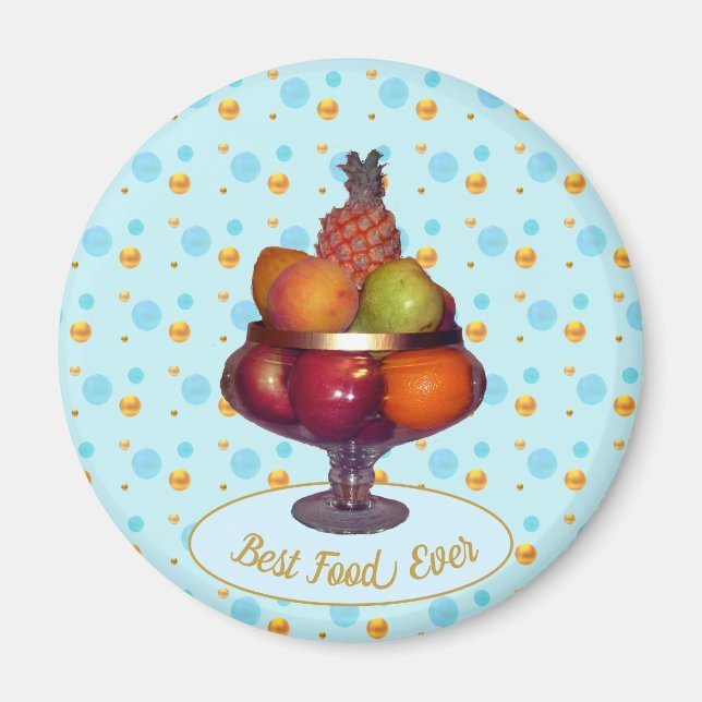 Obst und Polka Dots Magnet (Vorne)