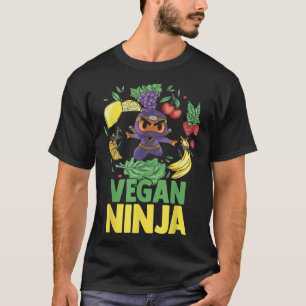 Obst Vegan Ninja Gemüse Gemüse Feinschmecker T-S T-Shirt