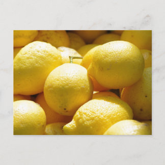 Obst: Zitronen Postkarte