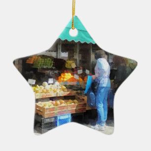 Obst zum Verkauf Hoboken NJ Keramik Ornament