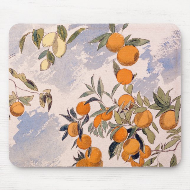 Obstbäume - Edward Lear Mousepad (Vorne)