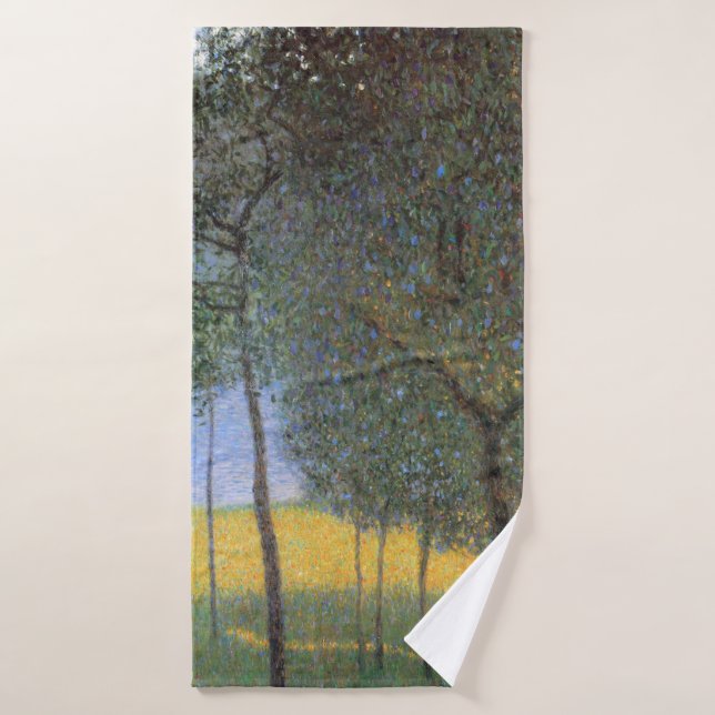 Obstbäume, Gustav Klimt Badehandtuch (Badehandtuch)