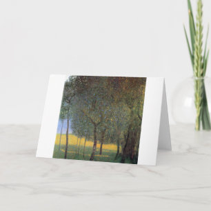 Obstbäume, Gustav Klimt Karte