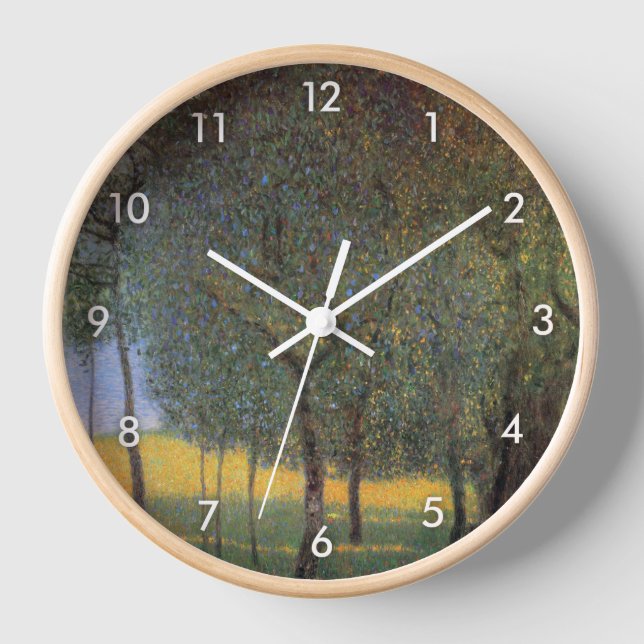 Obstbäume, Gustav Klimt Uhr (Vorderseite)