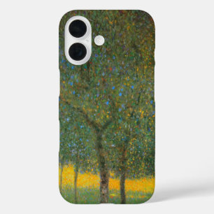 Obstbäume von Gustav Klimt, Vintager Jugendstil iPhone 16 Hülle