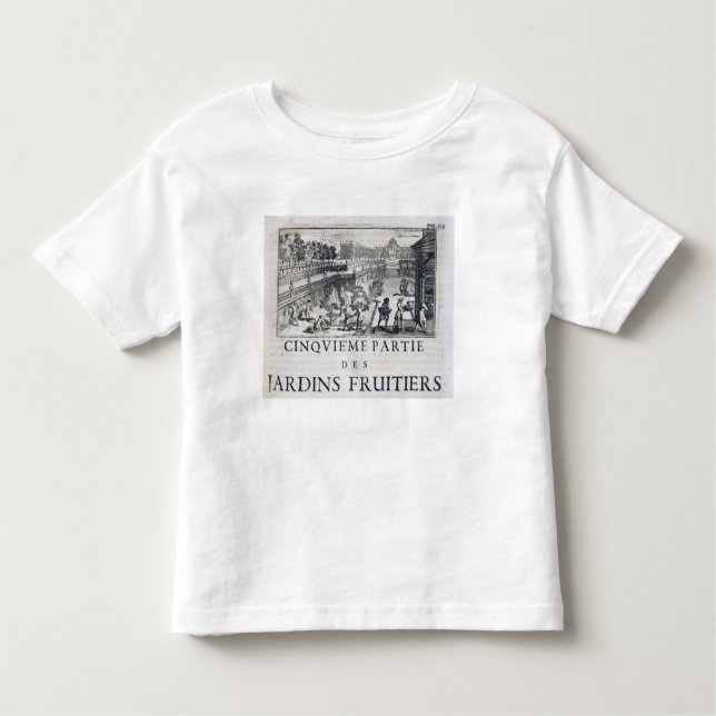 Obstbäume, von 'Le Parfait Jardinier pflanzen, Kleinkind T-shirt (Vorderseite)