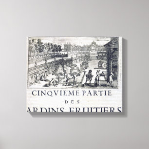 Obstbäume, von 'Le Parfait Jardinier pflanzen, Leinwanddruck