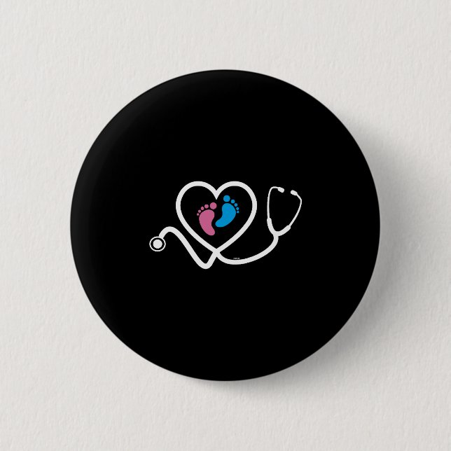 Obstetric Nurse Baby Button (Vorderseite)