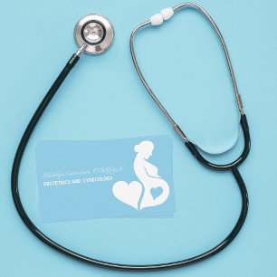 Obstetrics Gynecology Maternity Ward Baby Blue Visitenkarte
