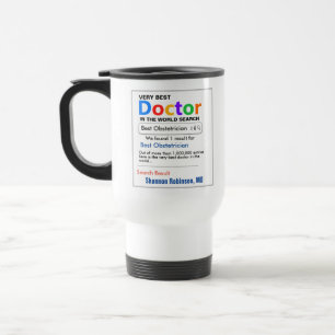 Obstetriker Custom Best Doctor Geschenk  Reisebecher