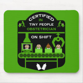 Obstetriker Wertschätzung und Dankeschön Geschenk Mousepad