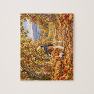 Obstgarten-Explorer Herbst-Beagle-Puzzle Puzzle
