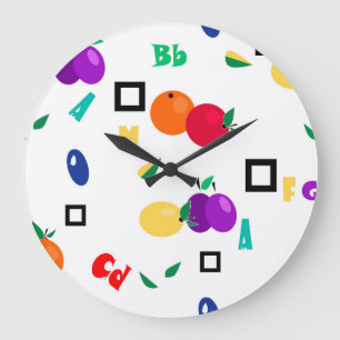 Obstgarten Große Wanduhr