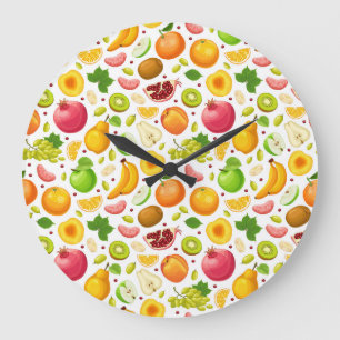 Obstgarten Große Wanduhr