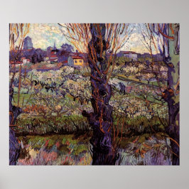 Obstgarten in Blossom, Arles von Vincent van Gogh Poster