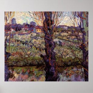Obstgarten in Blossom, Arles von Vincent van Gogh Poster