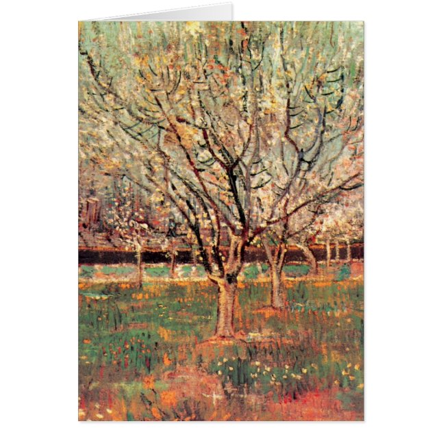 Obstgarten in Blossom, Pflaumen von Vincent van Go (Vorne)