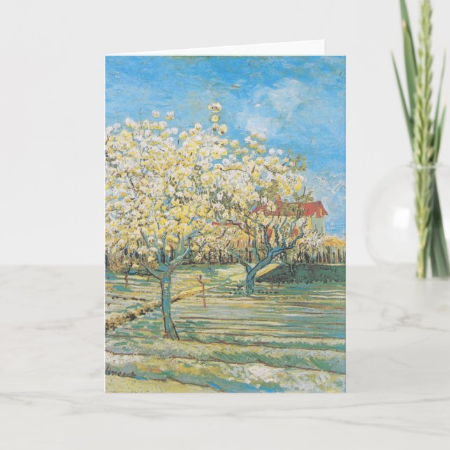 Obstgarten in Blossom | Vincent van Gogh Karte (Vorderseite)