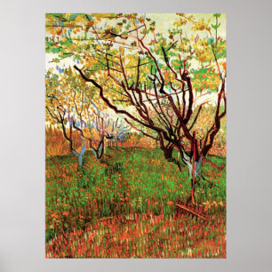 Obstgarten in Blossom, Vincent van Gogh Poster