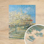 Obstgarten in Blossom | Vincent Van Gogh Puzzle<br><div class="desc">Orchard in Blossom (1888) von dem niederländischen post-impressionistischen Künstler Vincent Van Gogh. Originelle Kunstwerke sind ein Öl auf der Leinwand,  das eine Blumenlandschaft darstellt. Verwenden Sie die Entwurfstools,  um einen benutzerdefinierten Text hinzuzufügen oder das Bild zu personalisieren.</div>