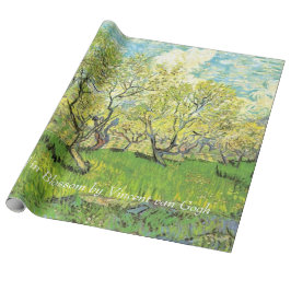 Obstgarten in Blossom von Van Gogh. Vintages Blume Geschenkpapier