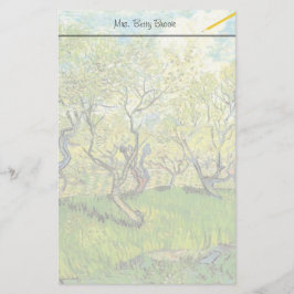 Obstgarten in Blossom von Vincent van Gogh. Briefpapier