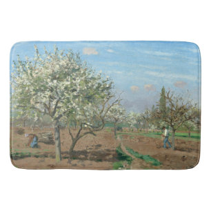 Obstgarten in Blüte, Louveciennes Camille Pissarr Badematte