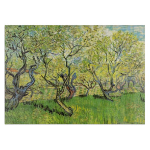 Obstgarten in Blüte, Vincent van Gogh. Schneidebrett