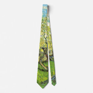 Obstgarten in Blüte von Vincent van Gogh Krawatte