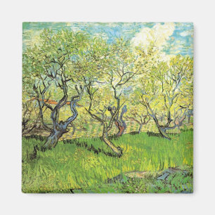 Obstgarten in Blüte von Vincent van Gogh Magnet