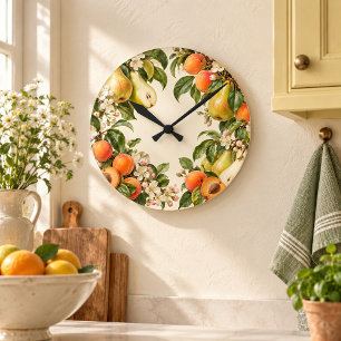 Obstgarten-Kreisuhr Runde Wanduhr