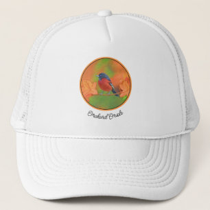 Obstgarten Pirol Singvogel Malerei Originale Vogel Truckerkappe