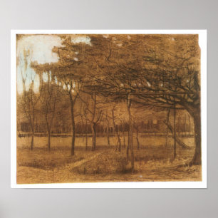 Obstgarten, Vincent van Gogh, 1881 Poster