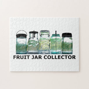 Obstglas-Sammler Vintage Mason Einmachgläser Puzzle