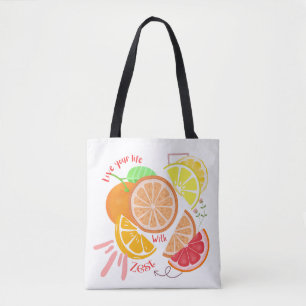 ObstInspiriert Live-Leben mit Zest Zitrus Thema