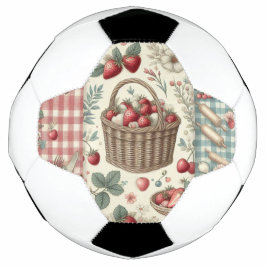 Obstkorb Gingham-Spaß Fußball