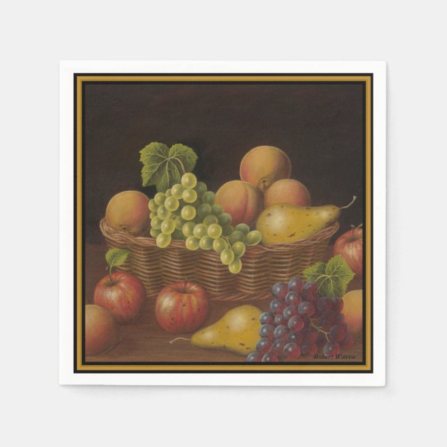 Obstkorb Serviette (Vorderseite)