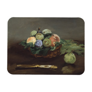 Obstkorb von Edouard Manet Magnet