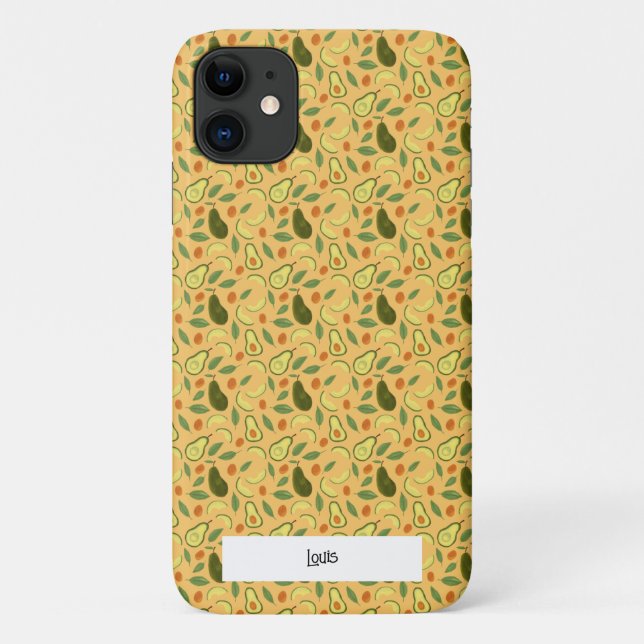Obstkorbkollektion - Avocado Case-Mate iPhone Hülle (Rückseite)