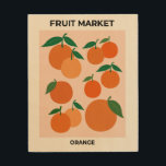 Obstmarkt Druckereien Vintag Obst Art Deco Holzdruck<br><div class="desc">Fruchtmarkt Print - Orange - Vintage Fruchtkunst.</div>
