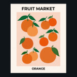 Obstmarkt Druckereien Vintag Obst Art Deco Poster<br><div class="desc">Fruchtmarkt Print - Orange - Vintage Fruchtkunst.</div>