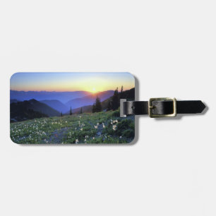 Obstrucon Point Sunset, Olympic NP, WA, USA Gepäckanhänger