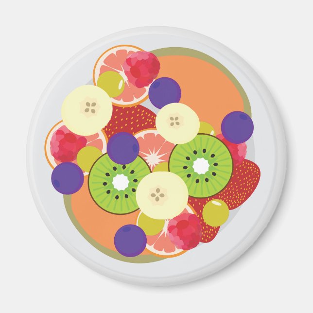 Obstsalat Magnet (Vorne)